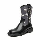 Carlota Women's Square Toe Buckle Boots